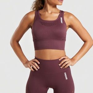 ❗️RARE COLOR❗️gymshark energy seamless crop top